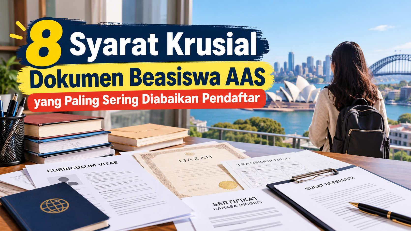 Persiapan dokumen beasiswa AAS untuk pendaftaran S2 dan S3 di Australia